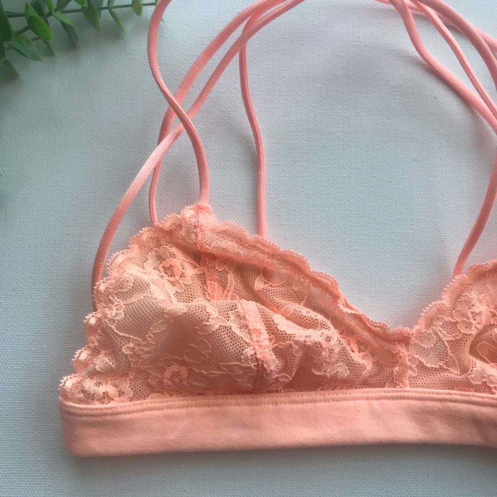 Victoria's Secret | VS bralette orange lace Bra - Picture 2 of 4